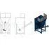 Screw feeder PS-3500 for wood chips