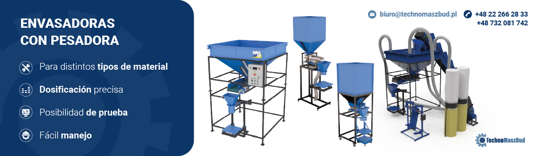 Máquinas de pesaje y ensacado