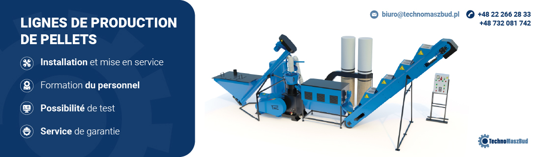 Ligne de production de pellets