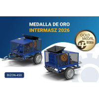 Medalla de Oro del Grupo MTP para Bizon 450 – nuestra trituradora redefine los estándares de movilidad
