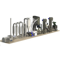 Mini línea de producción de pellets MFP-1000