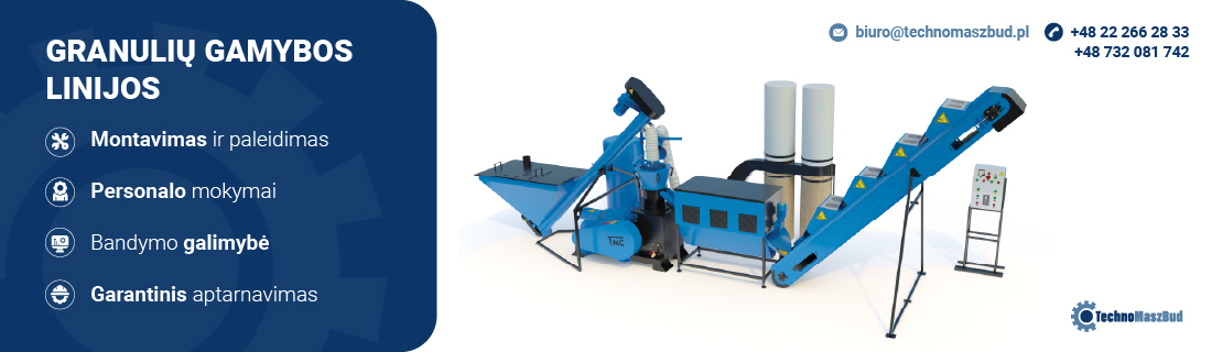 Granulių gamybos linija