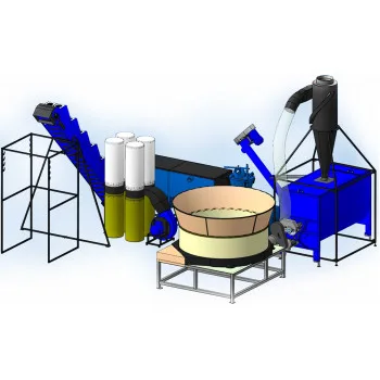 Impianto LDG-4000 per la produzione di pellet da paglia