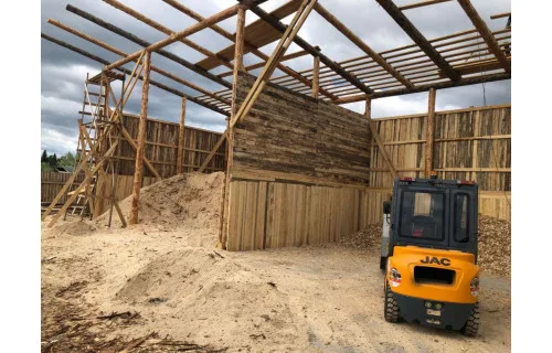 Ciclo completo de procesamiento de la madera para la producción de pellets
