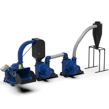 Zestaw ZMD do mielenia drewna 