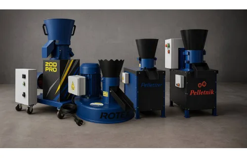 Pellet machines in every size – from small pellet mills to complex production lines
