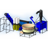 Impianto LDG-4000 per la produzione di pellet da paglia