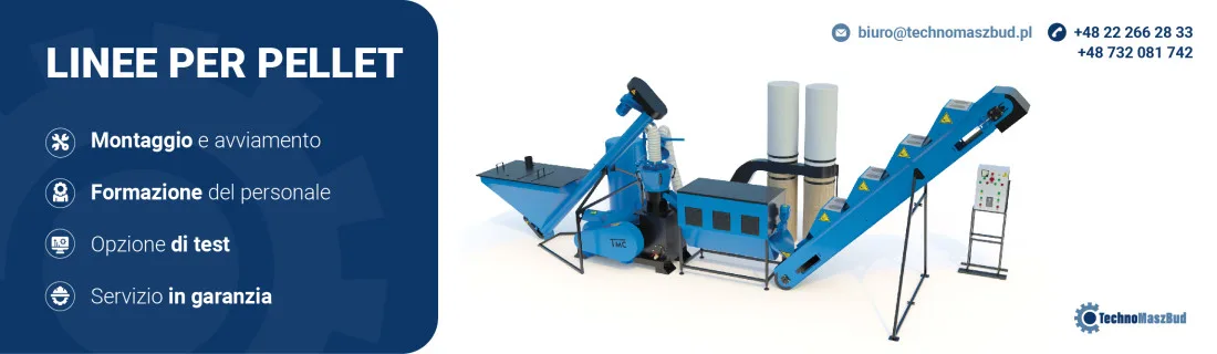Linea per la produzione di pellet