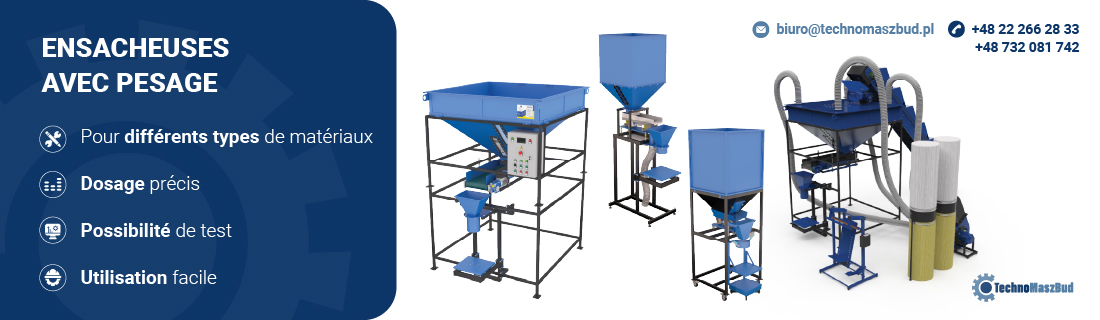 Machines de pesage et d’ensachage