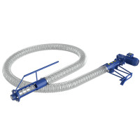 Flexible screw conveyor PE-127 6m