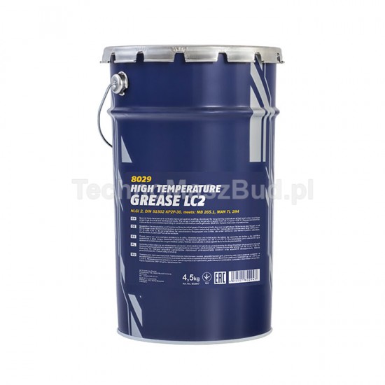 High-temp grease for bearings MANNOL 8029 LC2 4,5 kg 