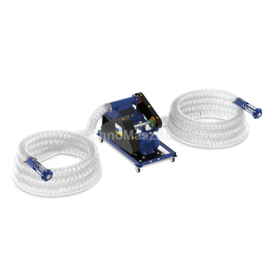 Trasportatore flessibile PE-127 DUO con motore elettrico | 24 m