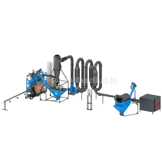 Brikettproduktionslinie mit Trockner SA-400