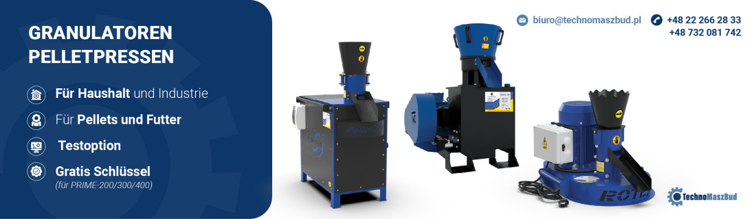 Pelletpressen / Pellet-Maschinen