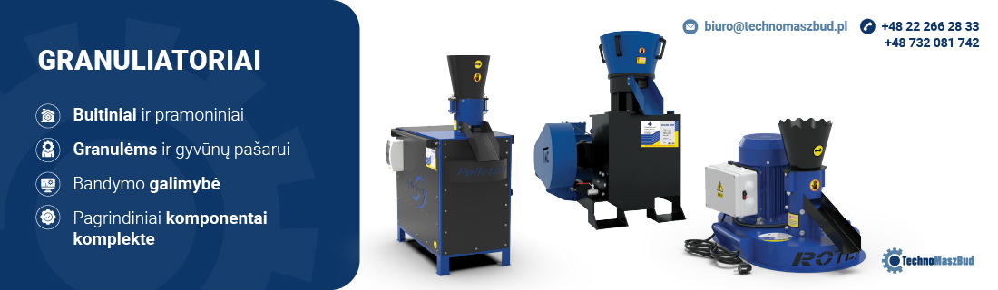 Granuliatoriai / Granulių presai
