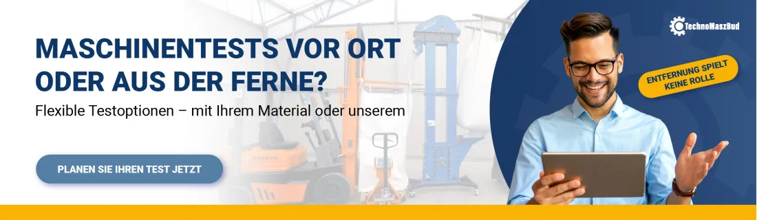 Maschinentests vor Ort oder remote