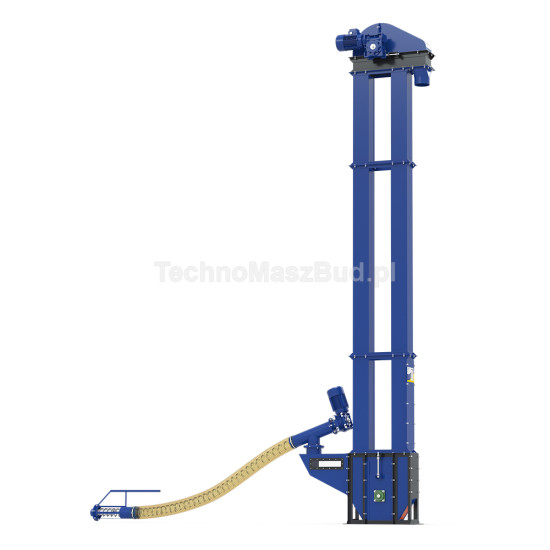 Trasportatore a secchi PK-450 con trasportatore a coclea flessibile PE-127 6 m