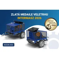 Zlatá medaile Skupiny MTP pro Bizon 450 – náš drtič redefinuje standardy mobility