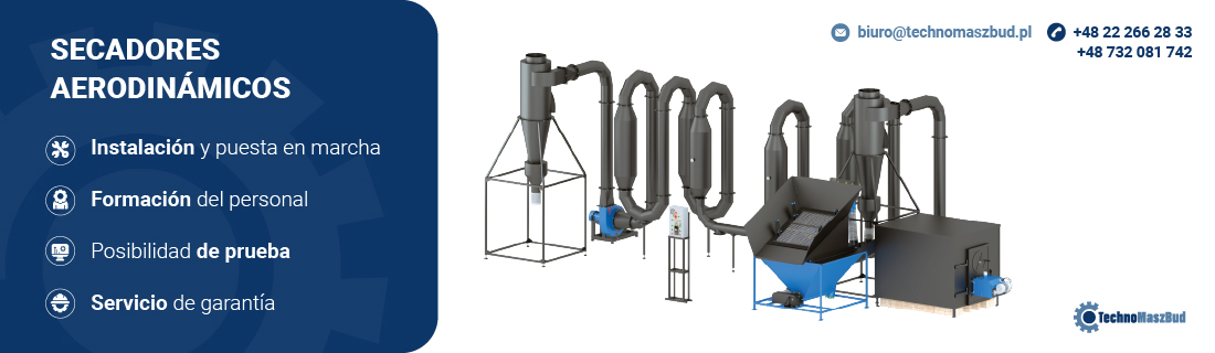 Secadores aerodinámicos