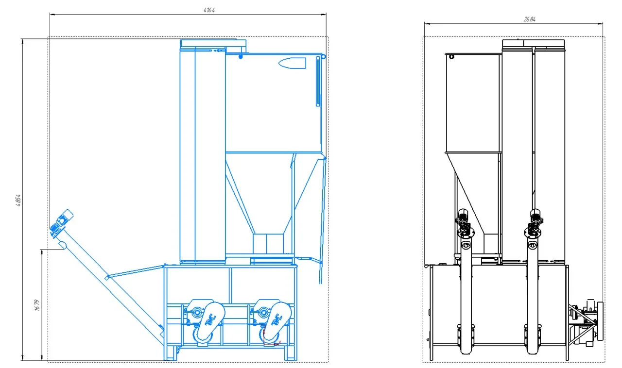 Dibujo técnico Agromix-4000