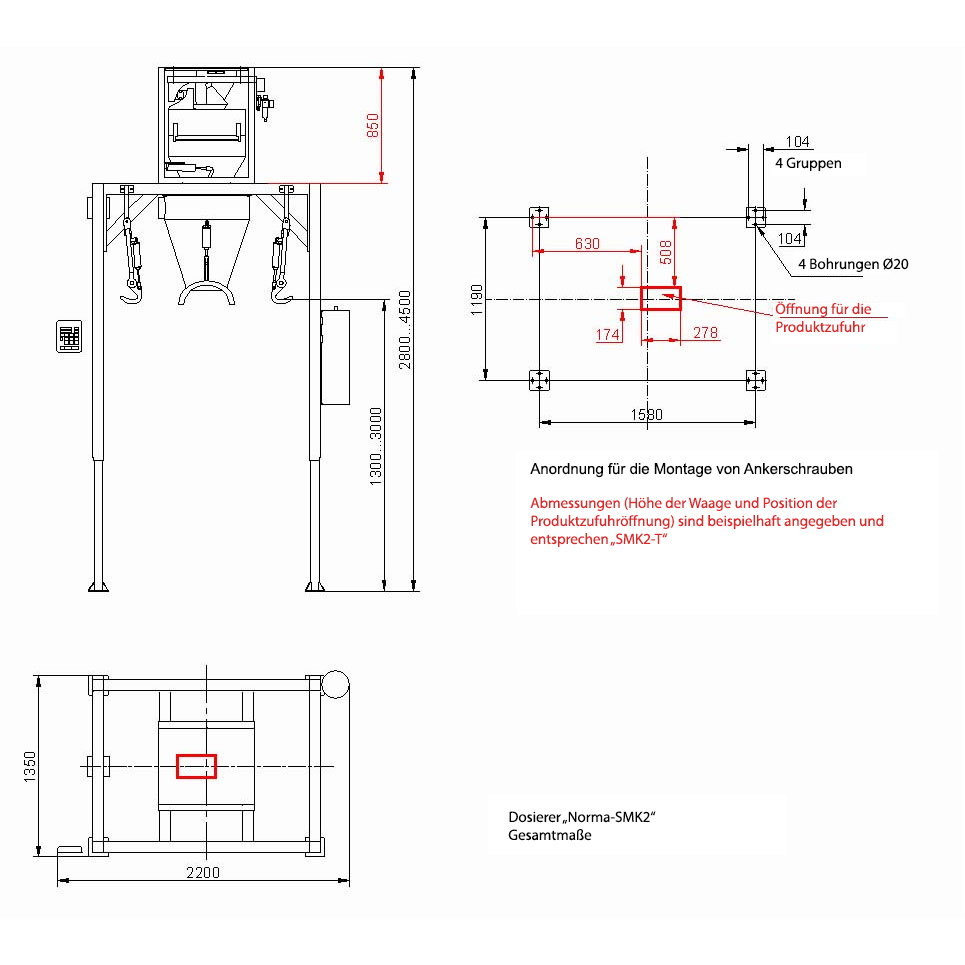 Technische Zeichnung CMK-2