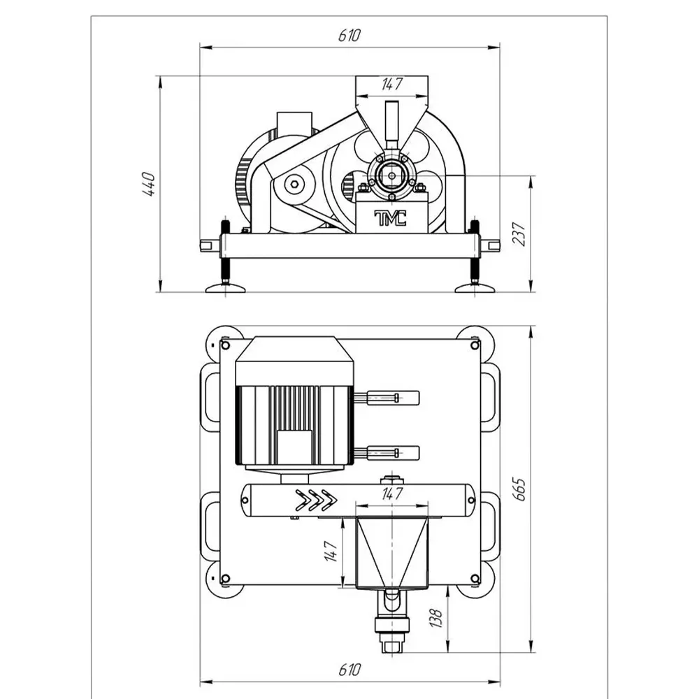 Technische Zeichnung EGK-20