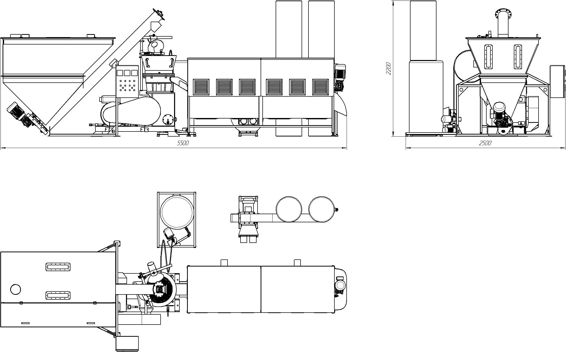 Technische Zeichnung LDG-4000 KOMBI PRO