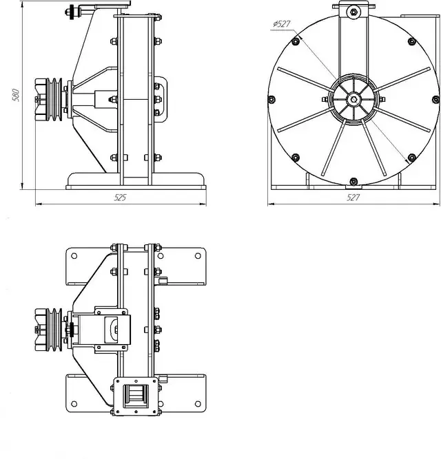 Technical drawing MRD-J