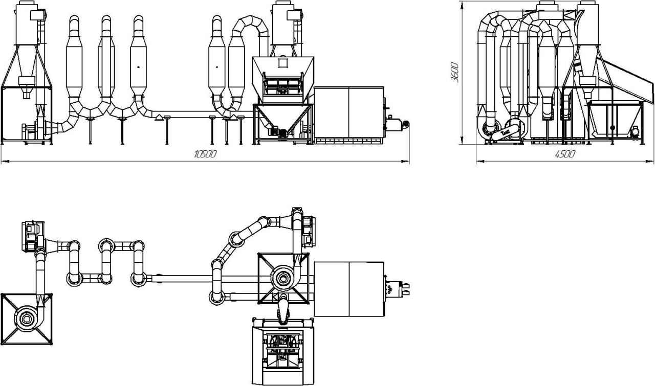 Technical drawing SA-800-PRO