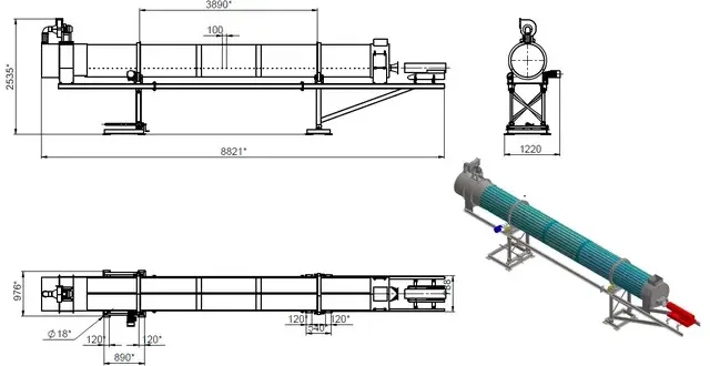 Technical drawing SB-6